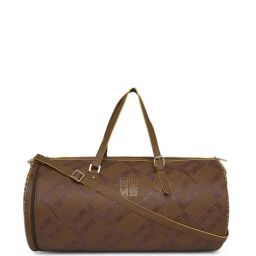 Eume Dragonfly Rubber Brown Leather Printed Duffle Bag-picture-33