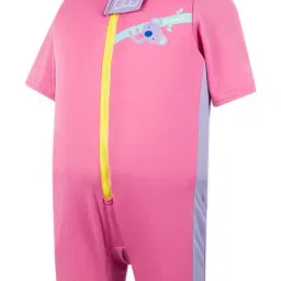 Speedo Kids Pink Printed Swimsuit-image-4