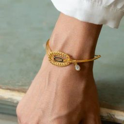 Shaya 92.5 Sterling Silver Queen of Great Ideas Flexible Fit Bracelet for Women-image-89
