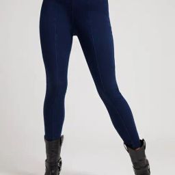 Guess Blue Solid Leggings-picture-20
