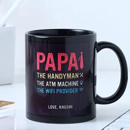FNP Multicolor Ceramic Personalised Dad Mug (325 ml)-14