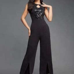 Miss Chase Black Embellished Jumpsuit-image-71