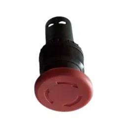 Sibass Electric Stayput Push Button Barrel Type 11 Series with 1NO+1NC Element and CE Mark, Red, SE-11ZS (Pack of 500)-2