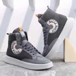 Bacca Bucci Men's STREETHULK Grey Ankle High Sneakers-image-79