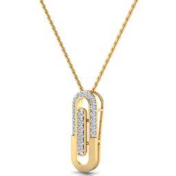 SHINE ETERNAL Lab Grown Diamond 14k (585) Yellow Gold Pendants for Women-image-46