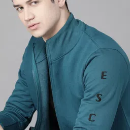 Roadster Men Teal Blue Solid Sweatshirt-picture-28