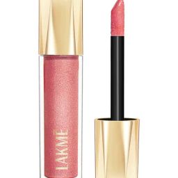 Lakme Glitterati Lip Glaze Lip Gloss 201 Pink Champagne - 5 ml-73