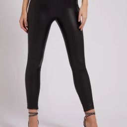 Guess Black Solid Leggings-image-61