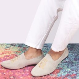 Fausto Men's Grey Casual Loafers-image-80