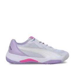 Puma Women's NOVA Grey Indoor Court Shoes-image-26
