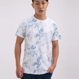 Pepe Jeans Blue Cotton Slim Fit Printed T-Shirt-picture-44