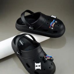 Campus Kids GC-9002K Black Clogs-image-38