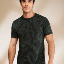 Being Human Dark Green Regular Fit T-Shirt-picture-32
