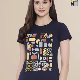 Mast & Harbour Pack Of 2 Printed Cotton T-shirts-image-61