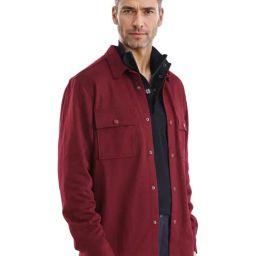 Rare Rabbit Red Regular Fit Solid Shaket image 3