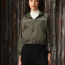 High Star Olive Relaxed Fit Oversized Jacket-30