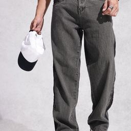 WROGN Men Loose Fit Mid-Rise Light Fade Pure Cotton Jeans-image-73