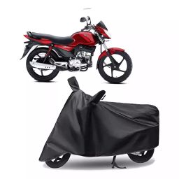 Auto Pearl Polyester Two Wheeler Cover for Mahindra Stallio (Grey)-image-22