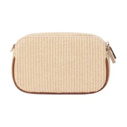 Forever New Natural Tan Ava Weave Medium Woven Cross Body Bag-image-29