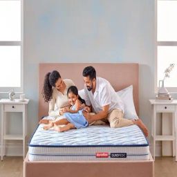 Duroflex White Doctor 5 Zone Dual Density Orthopedic Support Layer 6 Inch Single Size - 75X30X6 Inch-21