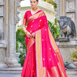 divastri DIVAST Women Woven Design Zari Saree-picture-49