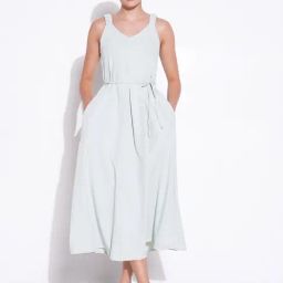 Showoff Sea Green Cotton Regular Fit Dress-image-95