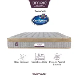 Amore Backmaster Grey & Beige Memory Foam Single Mattress (72 in.L X 36 in. W) image 4