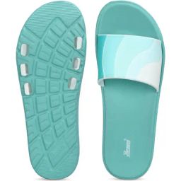Paragon Women's Ice Green Slides image 5