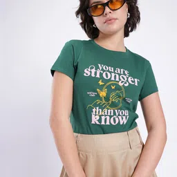 glitchez Modern Vibe Graphic Printed T-shirt-image-57