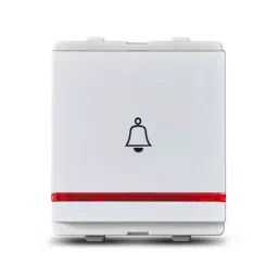 Schneider Opale X1086WH 2M 6A Bell Push Switch with indicator-25