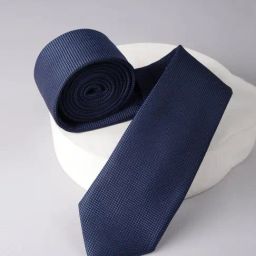 Allen Solly Navy Embroidered Tie-image-87
