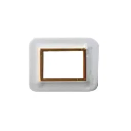 Anchor Roma Urban Hue 1 Module Gold White Polycarbonate Cover Plate with Base Frame & Coller, 66801GWH-image-86