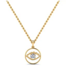 SHINE ETERNAL Lab Grown Diamond 18k (750) Yellow Gold Pendants for Women-image-58