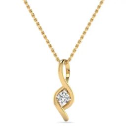 SHINE ETERNAL Lab Grown Diamond 18k (750) Yellow Gold Pendants for Women-image-59