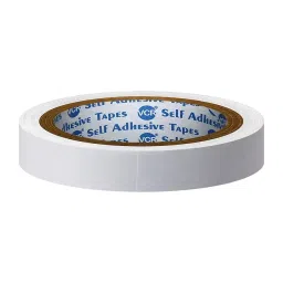 VCR 45 m x 12 mm White Double Side Tissue Tape, 24 Rolls Per Pack-picture-14