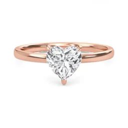 SHINE ETERNAL Lab Grown Diamond 14k (585) Rose Gold Rings for Women-image-15