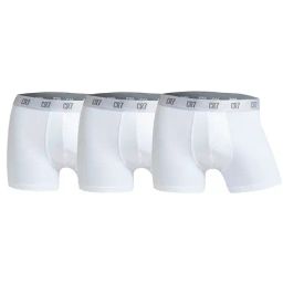 CR7 White Comfort Fit Basic Trunks - Pack of 3-picture-42
