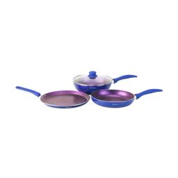 Wonderchef ?Blue Aluminium Cookware 4 Piece Set-image-88