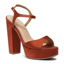 Eridani Women's Kery Rust Ankle Strap Sandals-picture-35