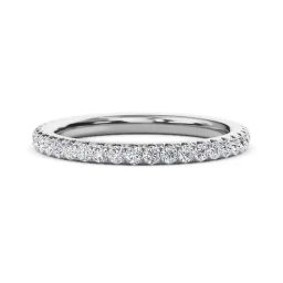 SHINE ETERNAL Lab Grown Diamond 14k (585) White Gold Rings for Women-image-13