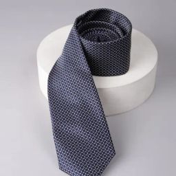 Allen Solly Navy Embroidered Tie-image-74