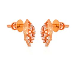 Bhima Jewels 22k (916) Rose Gold Earrings for Women-picture-30