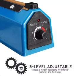 Corslet Blue Heat Sealing Machine with 4 Extra Replace Element for Packaging Polythene Packet image 3
