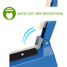 Corslet Blue Heat Sealing Machine with 4 Extra Replace Element for Packaging Polythene Packet image 4