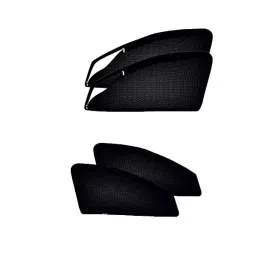 Auto Pearl Black Zipper Magnetic Window (Front/Rear) Car Curtains for TUV 300 (Set of 4 Pcs)-14
