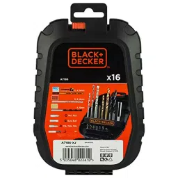 Black+Decker A7186-XJ 16Pcs Mixed Accessory Drill Bit Set-28