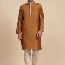 Moda Rapido Men Solid Kurta with Pyjama-19