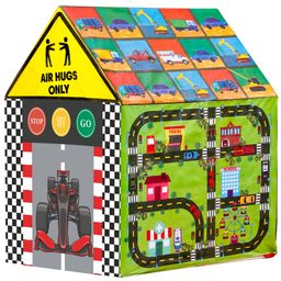 Fiddlerz Hut Type Racing Car Theme Tent House - Multicolour-17