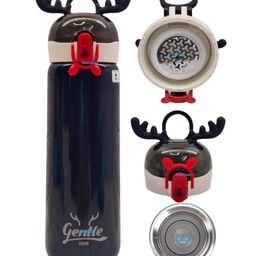 FunBlast Stainless Steel Vacuum Insulated Water Bottle Black  440 ML-image-63