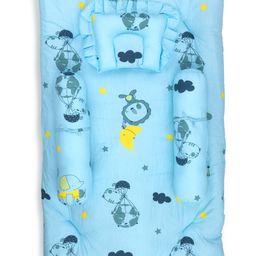 Luv Lap Large Infant Gadda Set Pilot Print - Blue-92